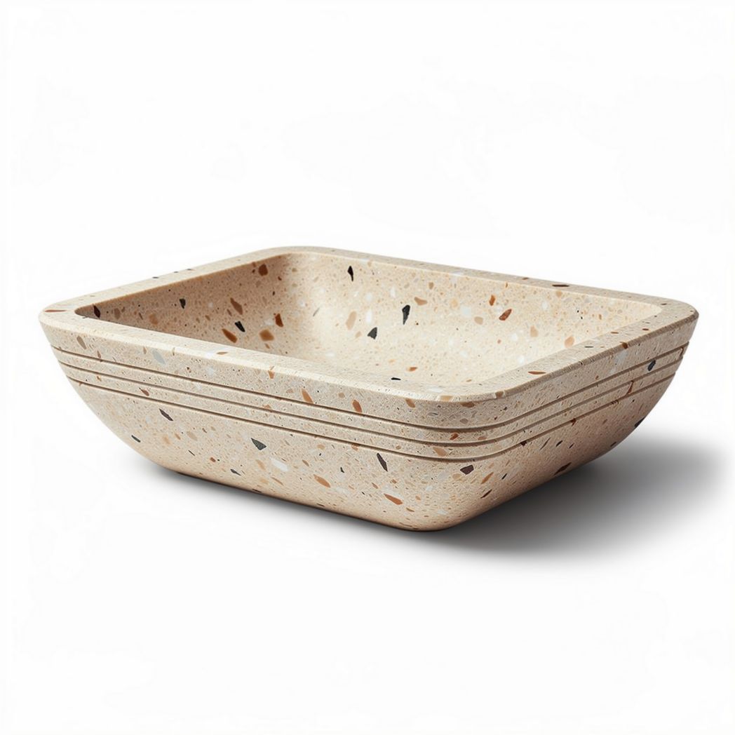 Eco-Friendly Serving Bowl – Suitable for Serving Snacks and Fruits – Made from Natural Materials – 30 x 20 x 8cm