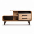 Wooden TV Stand with Drawers – Ideal for Living Room Use – Made of Plywood and MDF – 120 x 40 x 60cm