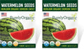 Organic Watermelon Seeds (Crimson Sweet) - Approx 12 Seeds - USDA Organic, Non-GMO, Open Pollinated, Heirloom, USA Origin(approx 12 seeds (Pack of 2))