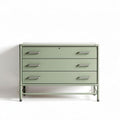 Metal Storage Cabinet with Three Drawers for Organizing Items – 90 x 45 x 75cm