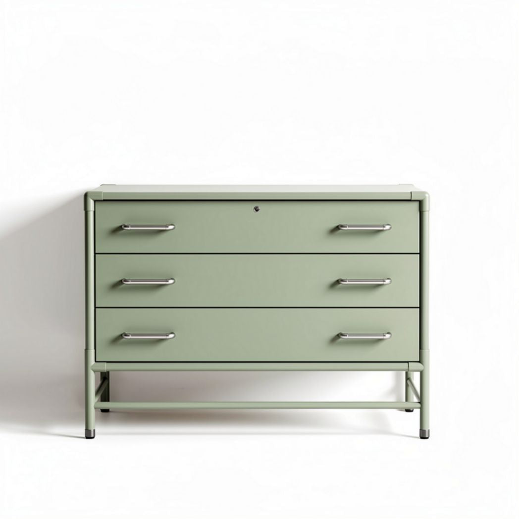 Metal Storage Cabinet with Three Drawers for Organizing Items – 90 x 45 x 75cm