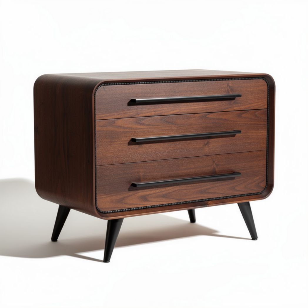 Wooden Chest of Drawers for Bedroom Organization – Made from Solid Wood – 60 x 40 x 30cm