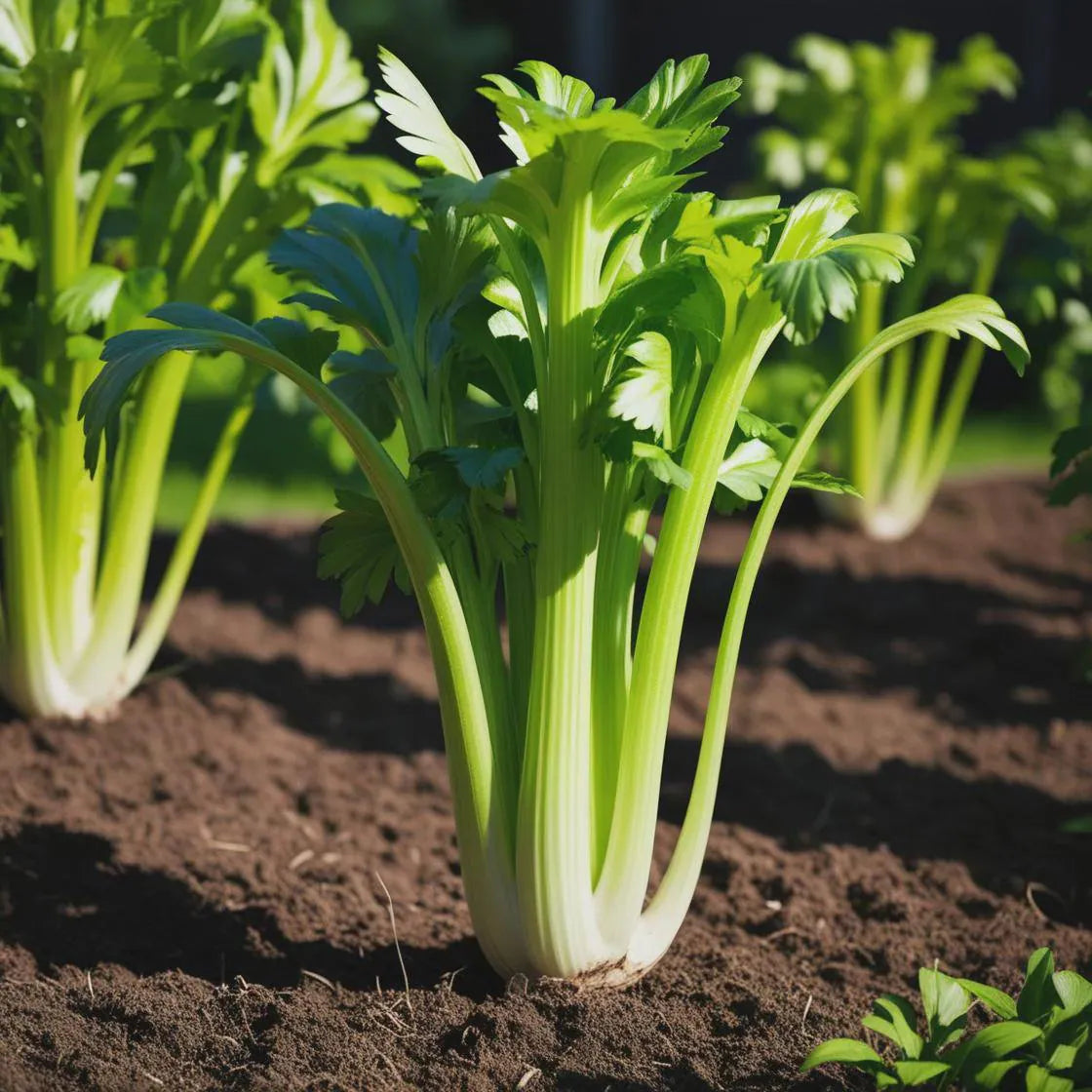 Tendercrisp Celery Seeds, NON-GMO, American Green, Nearly Stringless, Free Shipping(1k Seeds or 1/2 Gram)